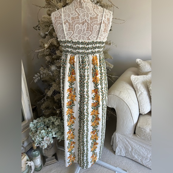 NWOT Rachael Zoe Floral Embroidered Maxi Dress - Picture 3 of 12